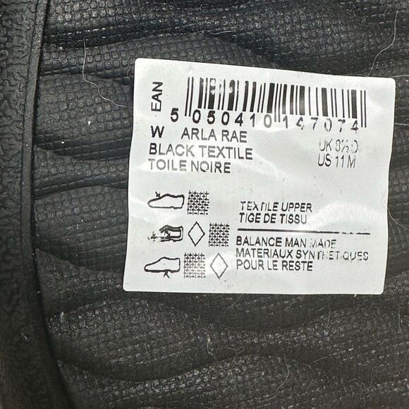 Clarks Cloud Steppers Black Arla Dristi Jersey Slide Sandals 11M - Picture 8 of 8